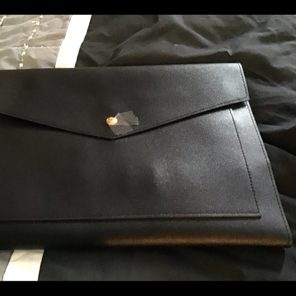 Glass ladder black Megan portfolio large new with gold accents - Picture 1 of 6